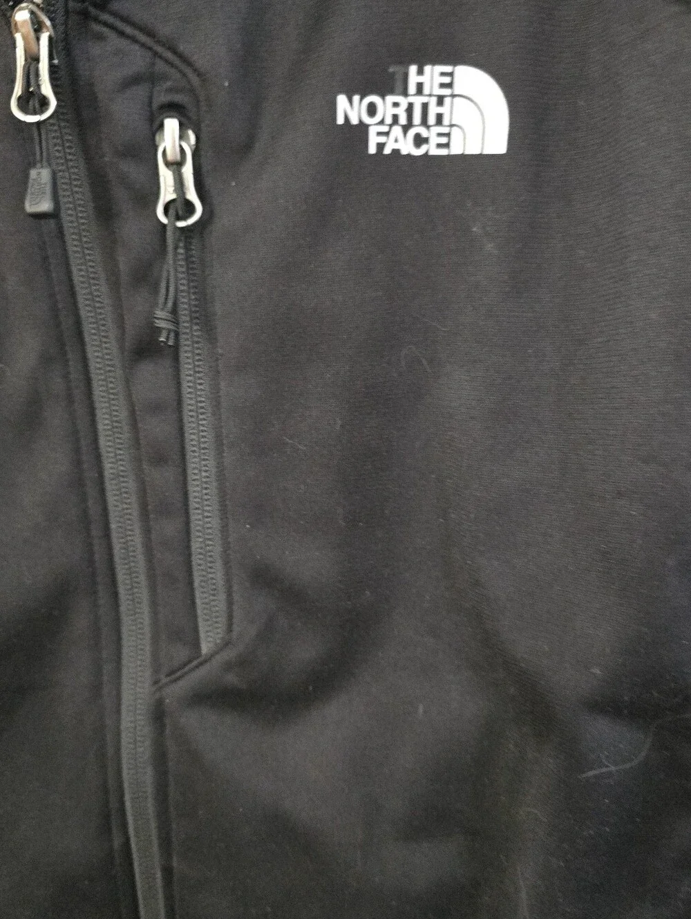 North Face Men’s Lightweight Black Fleece Jacket Size XL